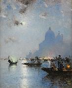 Venice in twilight wilhelm von gegerfelt